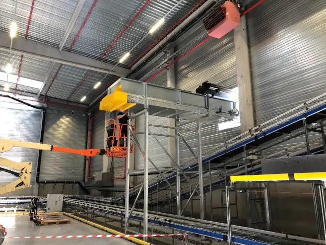 Leveren en monteren transportband 2